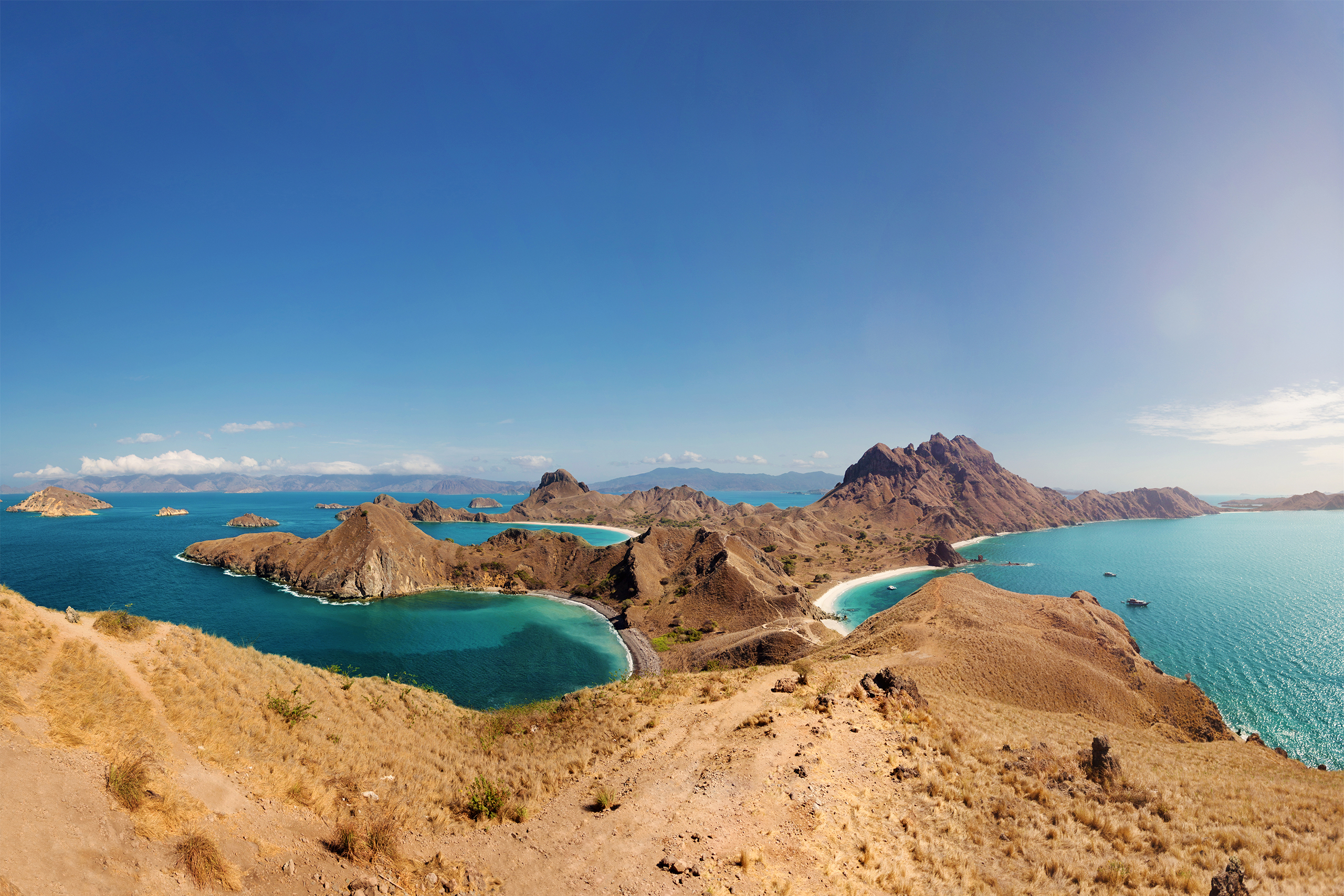 Pemandangan Pulau Padar, Indonesia